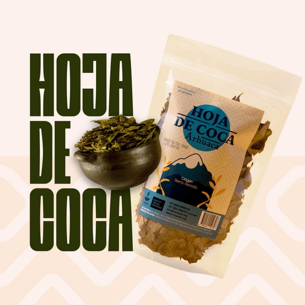 HOJA DE COCA ARHUACA X40gr