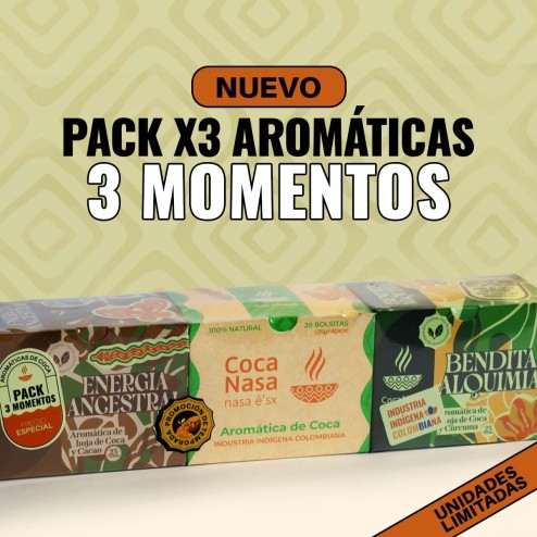 Promoción Pack 3 aromáticas | Energía Ancestral y Bienestar
